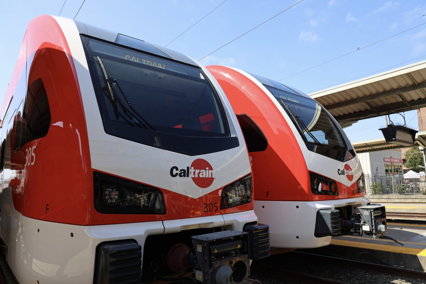 THREE OF CALTRAIN’S ELECTRIC TRAINS HAVE COMPLETED TESTING